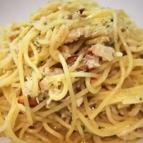 Spaghetti al granchio