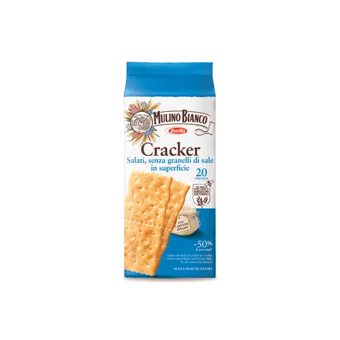 Crackers, less salt